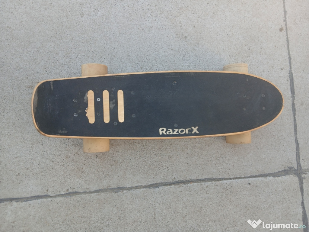 Skateboard electric razor