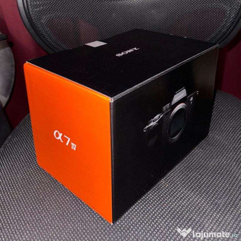 Sony A7 IV – Body Only – Ca nou, aproximativ 500 de cadre!