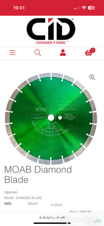 Pânze diamant 300m