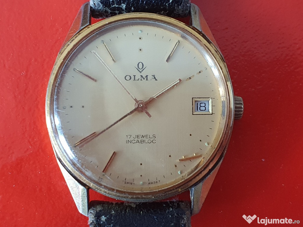 Ceas Olma mecanic 17 jewels Swiss Made