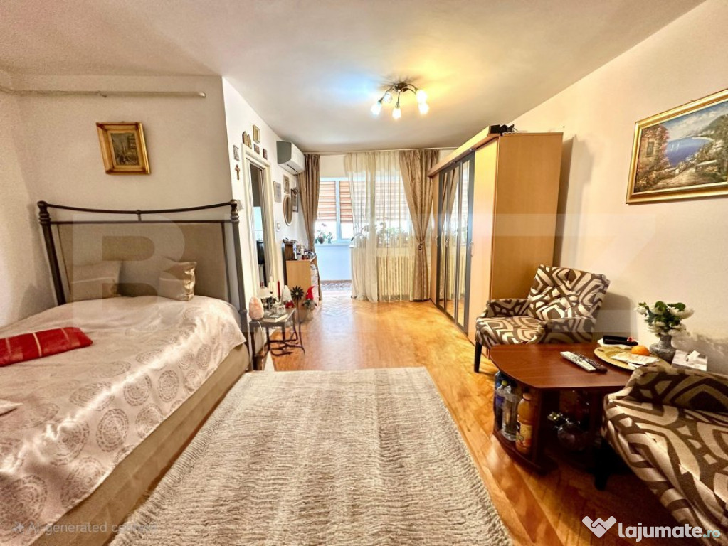 Garsoniera 31 mp,mobilata si utilata,bloc cu lift, zona Ceta