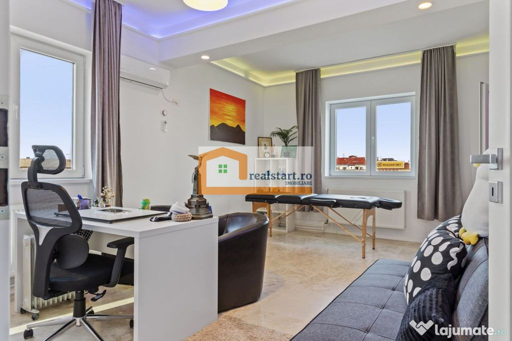 Pta Romana, View neobturat de alte cladiri, Renovat total...