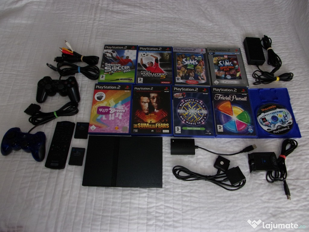Consola PlayStation 2 Originala cu jocuri