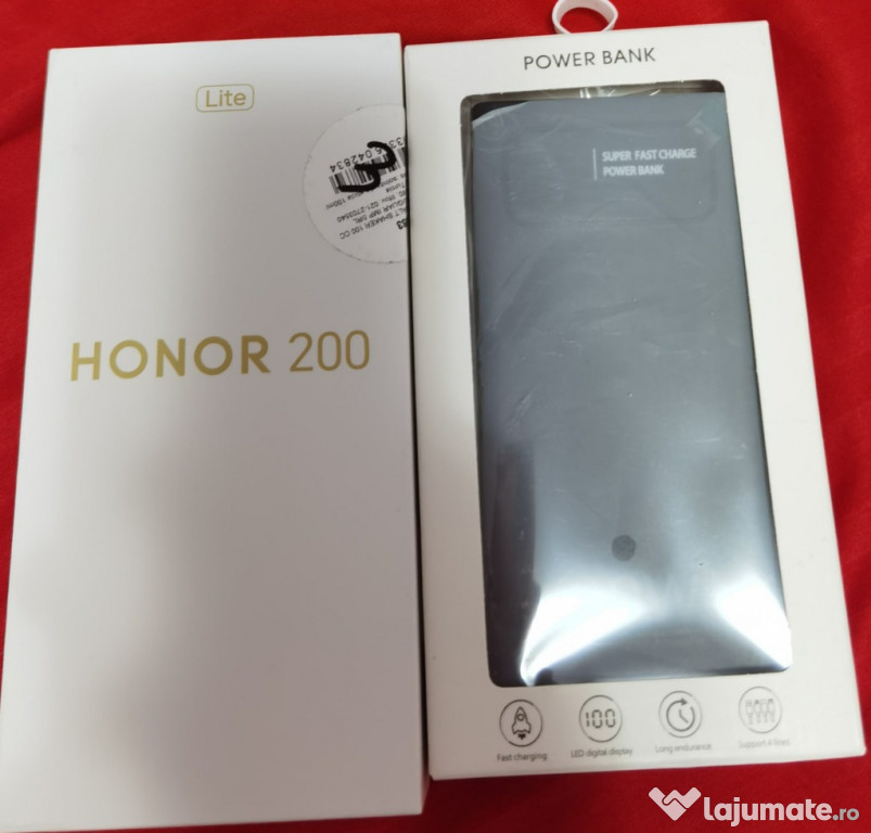 Honor 200 lite NOU plus baterie externa!