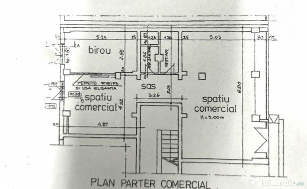 Spatiu comercial 100mp Valea Aurie