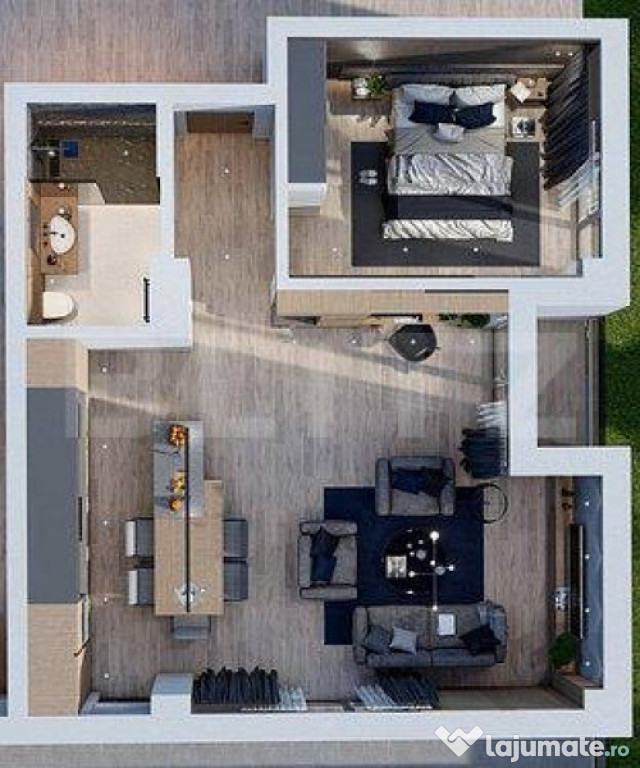 Apartament cu 2 camere personalizabil, Zona Torontalului
