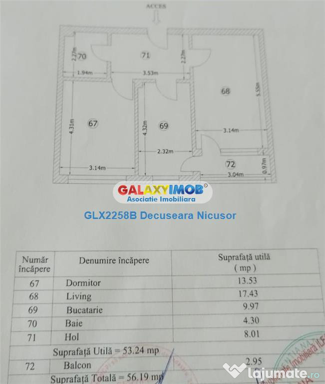 Apartament 2 camere Weiner Palada mobilat utilat in Militari