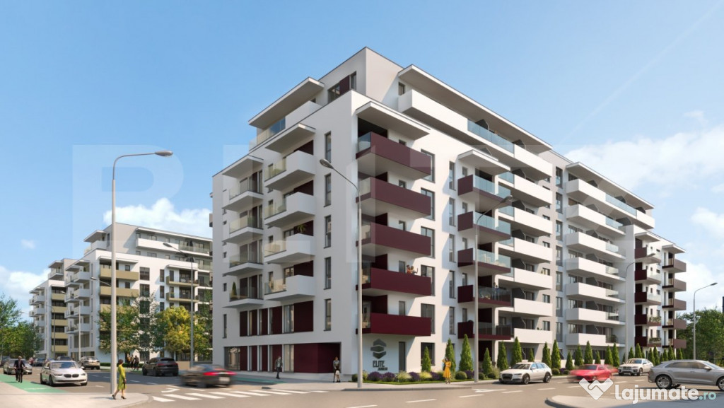 Apartament cu 2 camere, 38 mp, Ansamblu Rezidential, zona RI