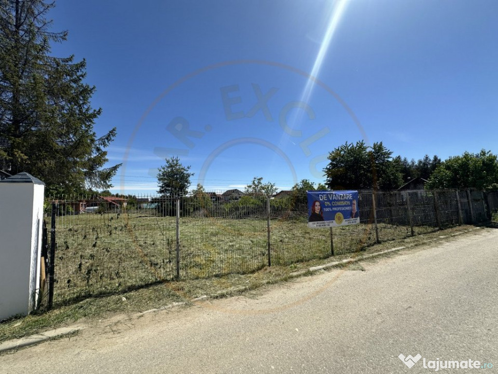 0% Comision Teren intravilan 1230 mp Bascov-Uiasca-Arges!