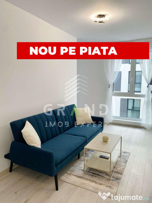 Prima închiriere | Ap 2 camere+balcon | 57,3 mp | Parcare s