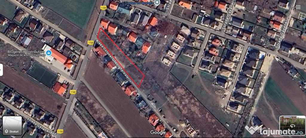 Teren pentru dezvoltare imobiliara in Darza Crevedia