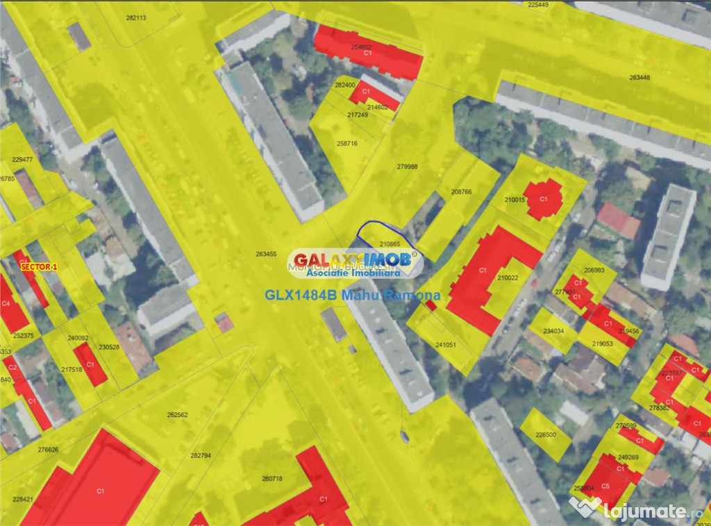 Teren zona M2, 360 mp, metrou 1 Mai, str. Clabucet