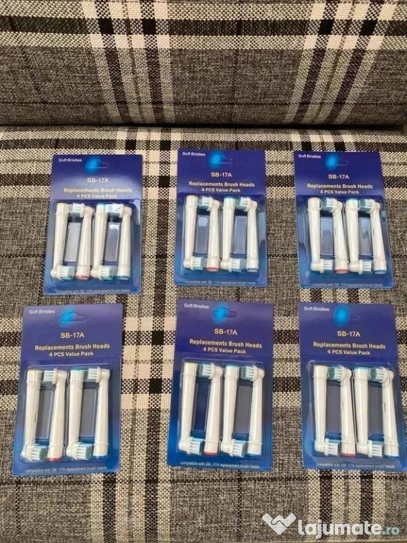 Set 24 rezerve de periuta electrica compatibila orice brand ORAL-B