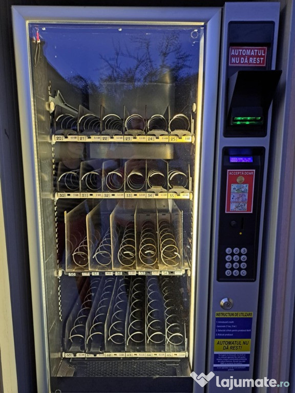 Automat produse nealimentare/candele cu sisteme de plata noi
