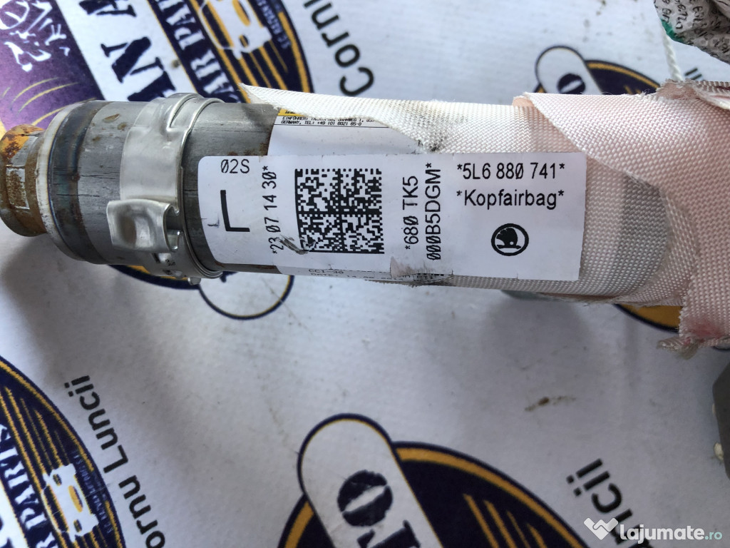 Airbag cortina stanga Skoda Yeti 2015