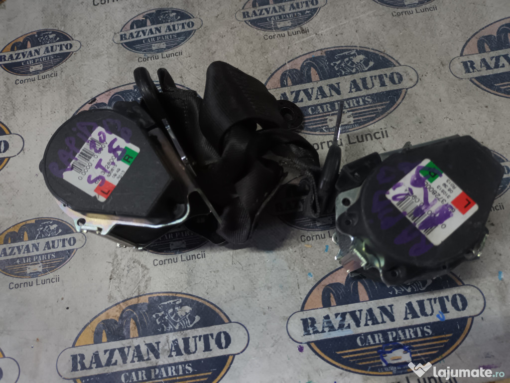 Set centuri spate stanga-dreapta Skoda RAPID 2013