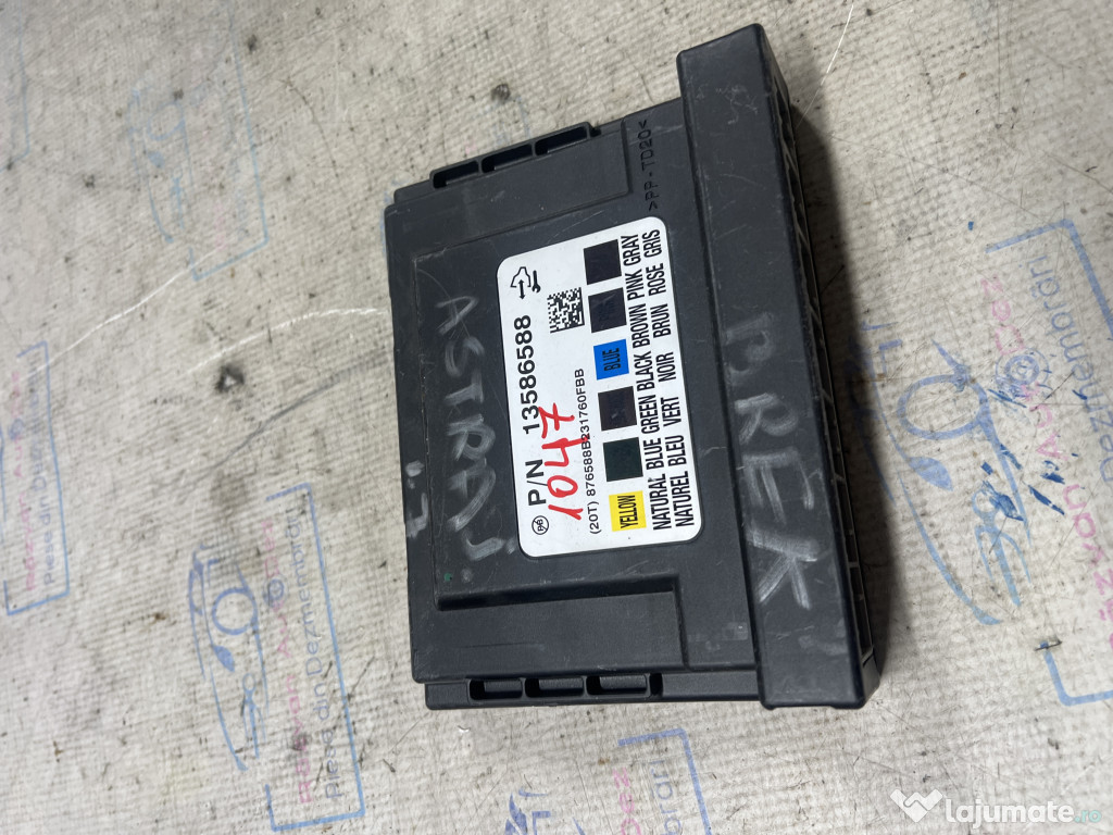 Calculator confort Opel Astra J 2012