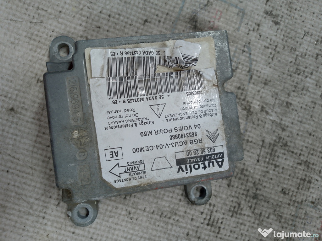 Modul airbag Citroen Berlingo 2006