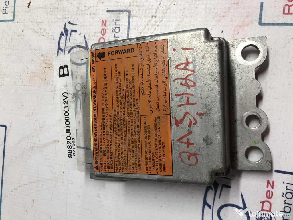 Modul airbag Nissan Qashqai 2007