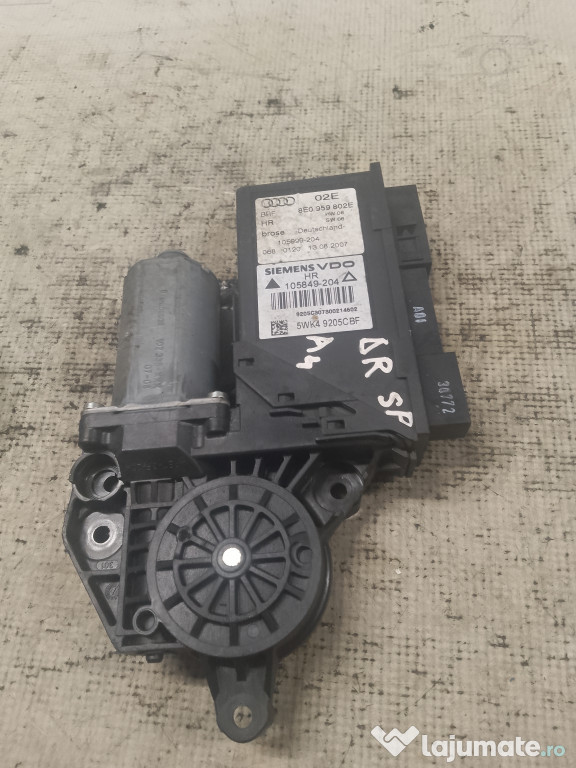 Motoras macara dreapta spate Audi A4 B6 2006