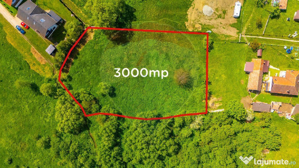 Teren intravilan 3000mp Predelut / Parcelabil/Casa de vac...
