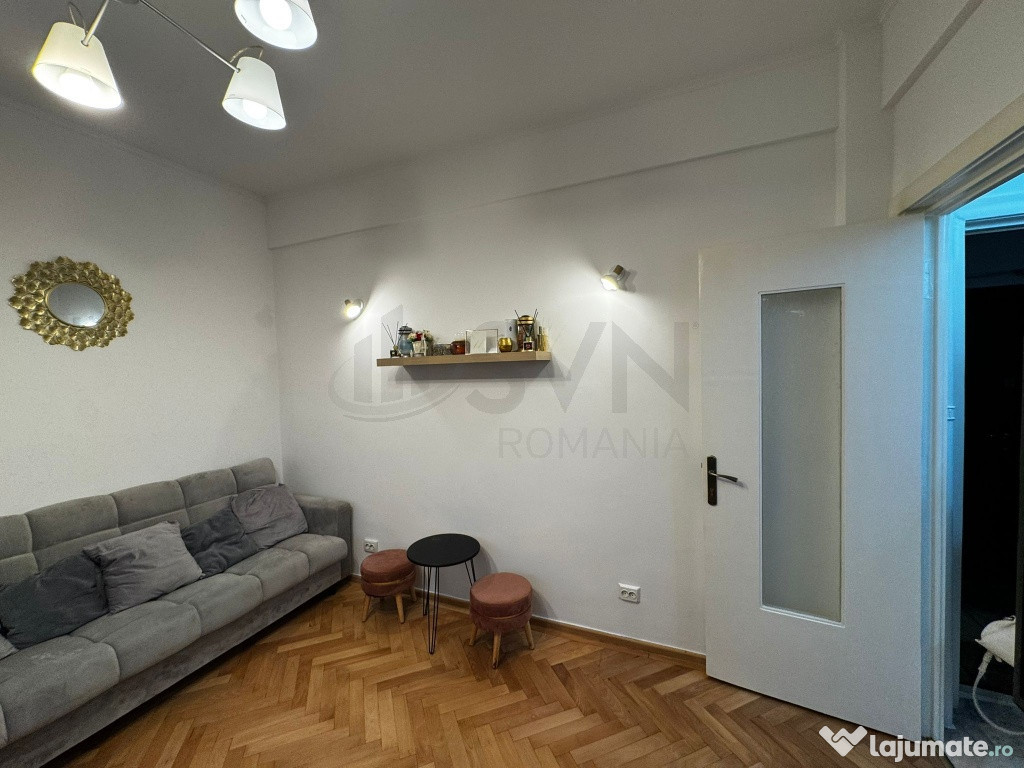 Calea Victoriei apartament 2 camere nemobilat renovat