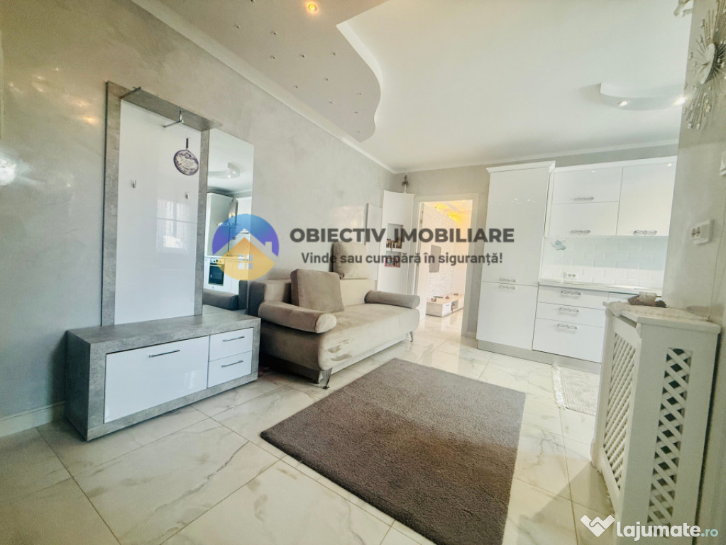 Apartament 2 Camere, Etaj 2 – Mobilat Modern, Renovat Comp