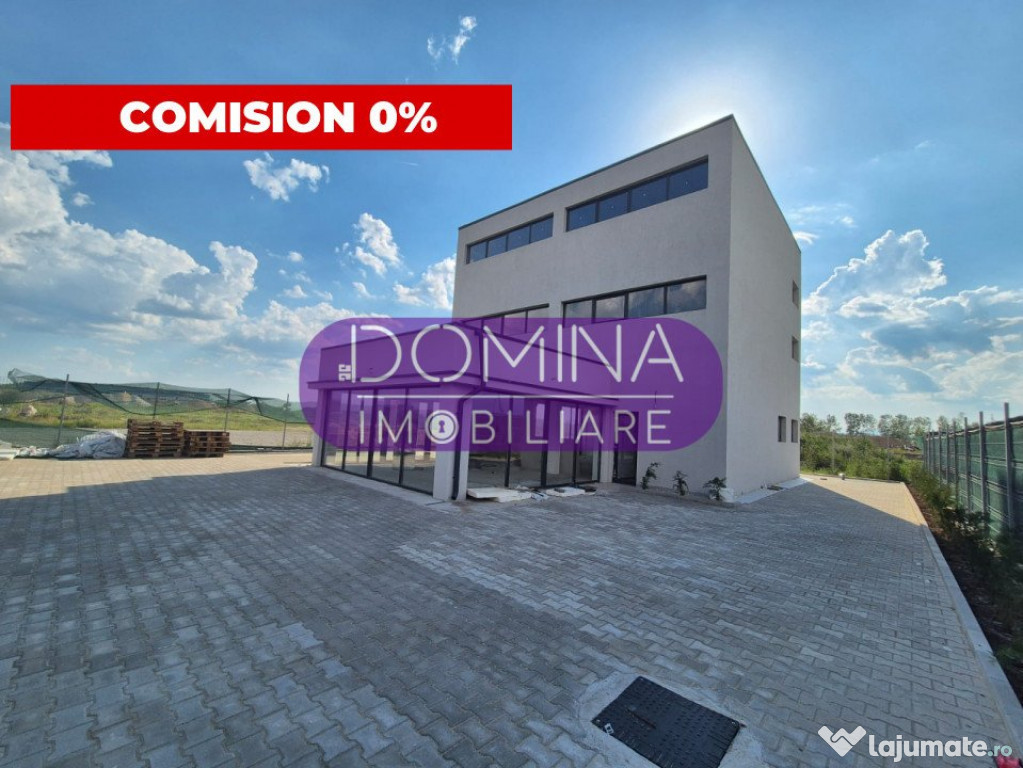 *Clădire modernă P+1+M* – lângă RAR, zonă comercială