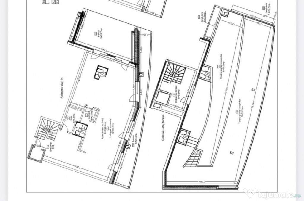 Penthouse 4 camere ,193 mp, Ansamblu Rezidential, Zorilor