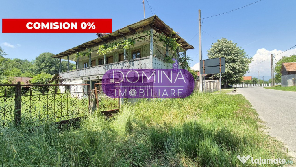 Casă tradițională și teren generos, în comuna Drăguțe