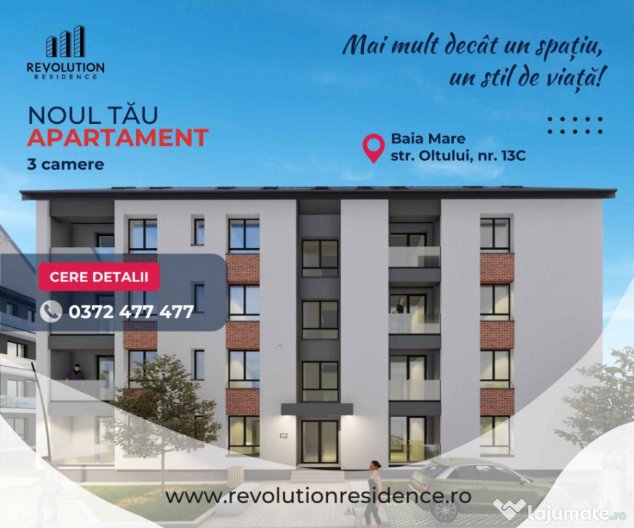 NEW! COMISION 0% - Apartamente 3 camere - Oltului 13C, Baia Mare