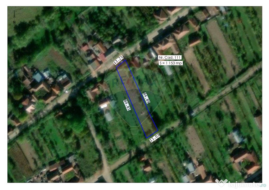 Teren Intravilan de Vânzare 1153mp, lângă Beiuș