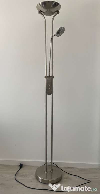 Lampa de Sufragerie/Living de Inox cu veioză