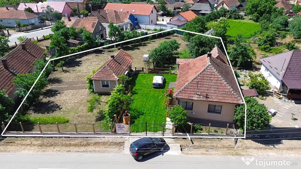 Casa cu teren de vanzare la 17KM>Satu Mare (GAZ/CURENT/AP...