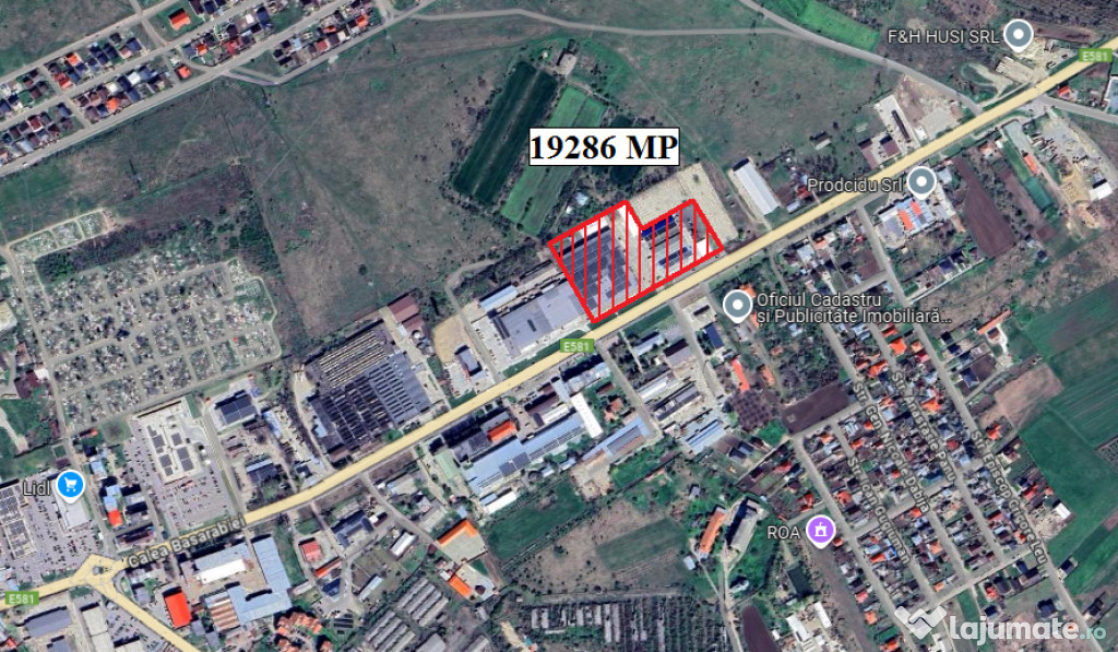 Teren cu hale si cladiri in Husi - ID : RH-43182-property