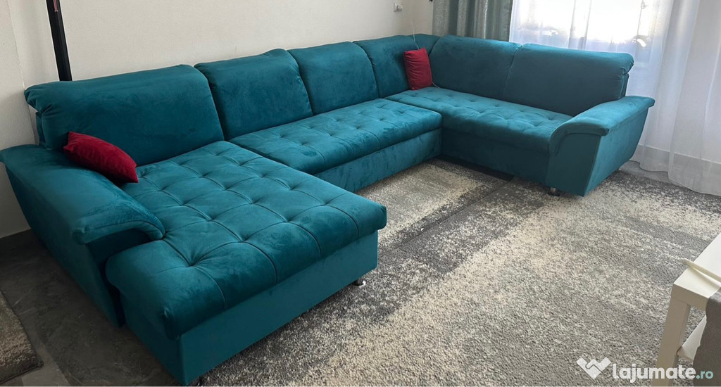 Colțar extensibil cu ladă de depozitare
