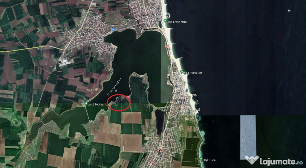 Teren primul rand la lacul sarat Techirghiol