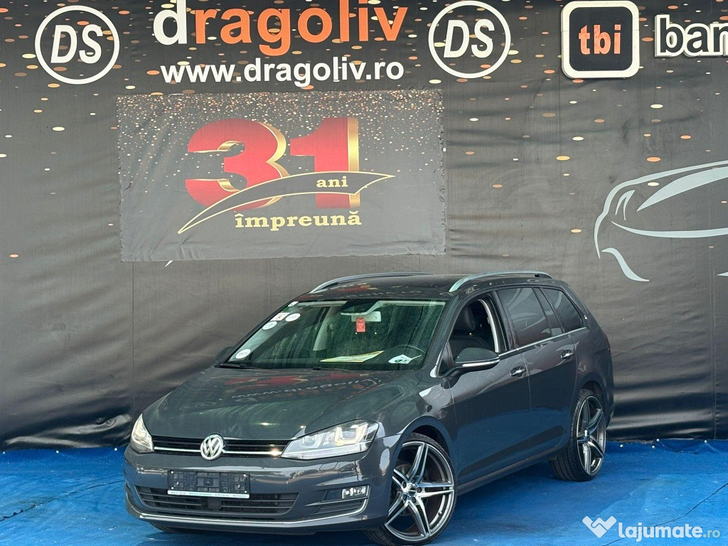 Vw golf 7, 2014, distronic, panoramic, 4 roti bonus