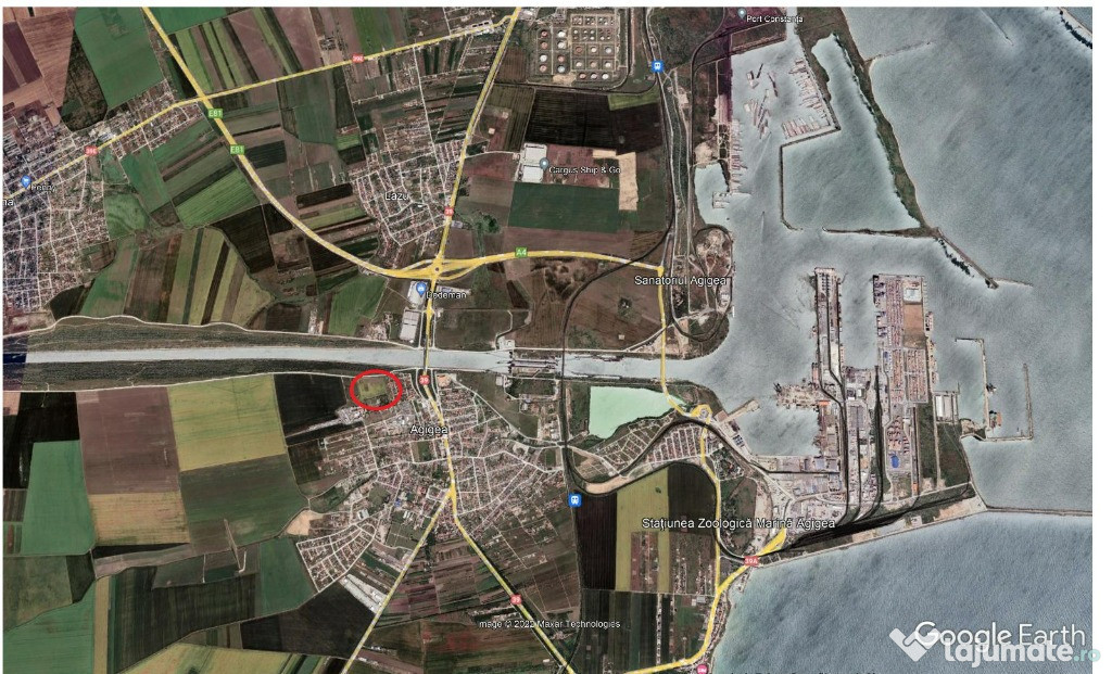 Teren de vanzare Agigea zona pod