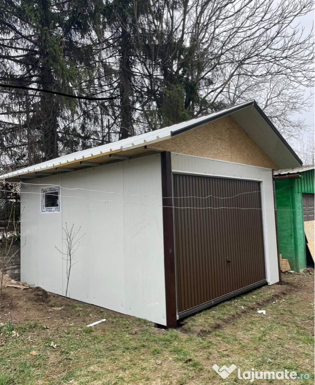 Vând garaje auto pe structură metalică