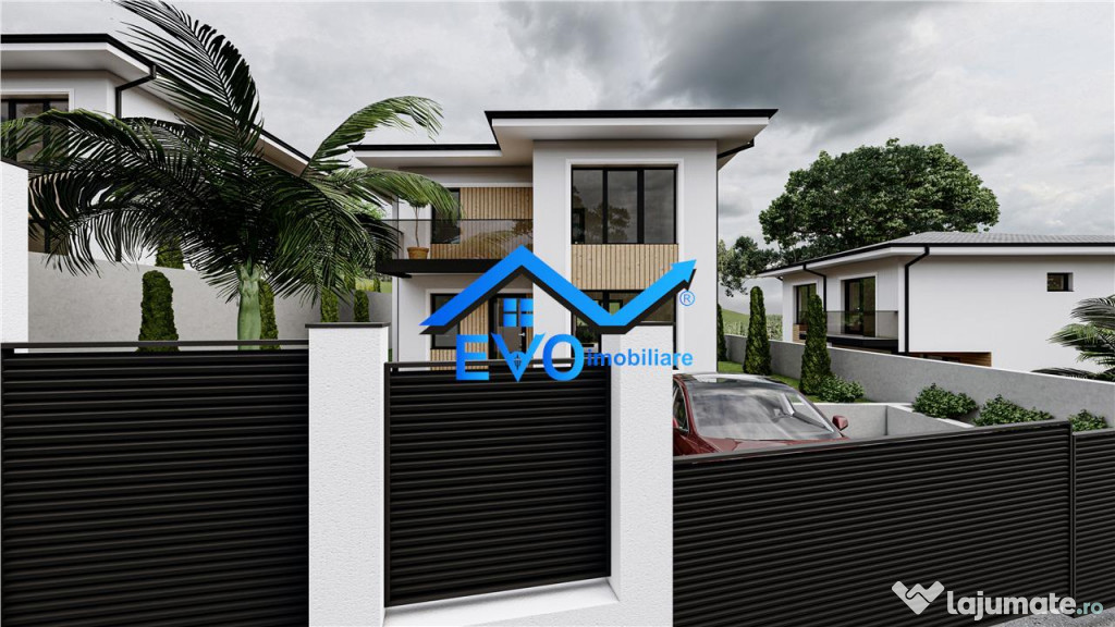 Casa noua 114 mp , curte 500 mp , predare 2025 , comision 0