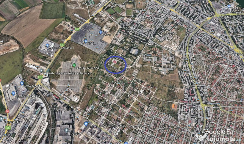 Teren de vanzare in Constanta zona Kamsas
