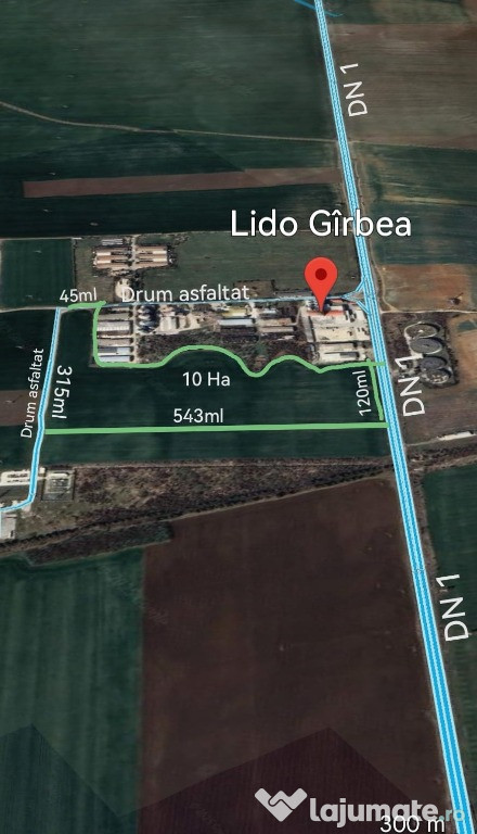 Teren intravilan 10 ha – Deschidere DN1, Păulești, Prahova–EXCLUSIVIV