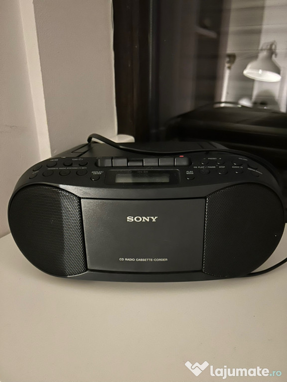 SONY CFD-S70 B CD Radio Cassette Recorder Black Japanese