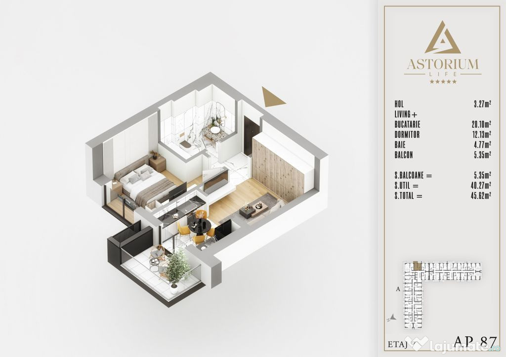 Titan Pallady 2 Camere studio Astorium exclusiv blocul A ...