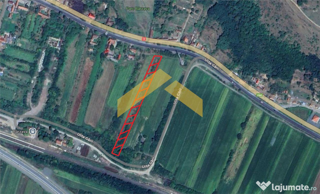 Teren 4000 mp intravilan de localitatea Barzava