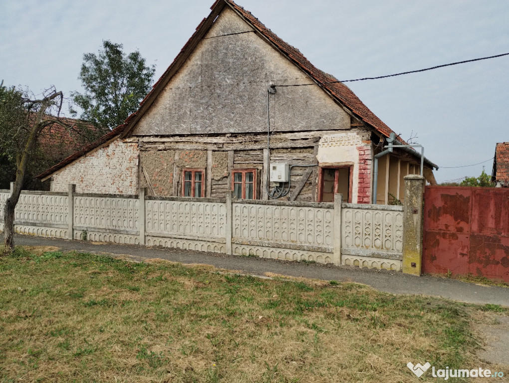Casa veche din 1955 si teren intravilan 6153 mp,Localitate Sinersig,TM