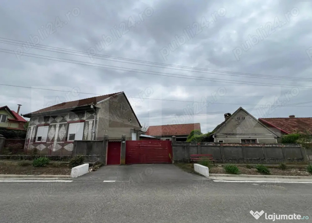 Casa 266 mp, 3992 mp teren, garaj, terasa, Topolovatu Mare-T