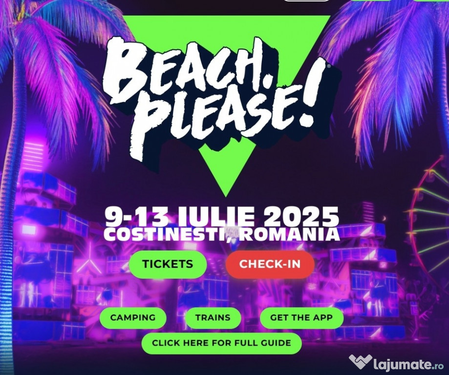 Invitatii Festival Beach Please