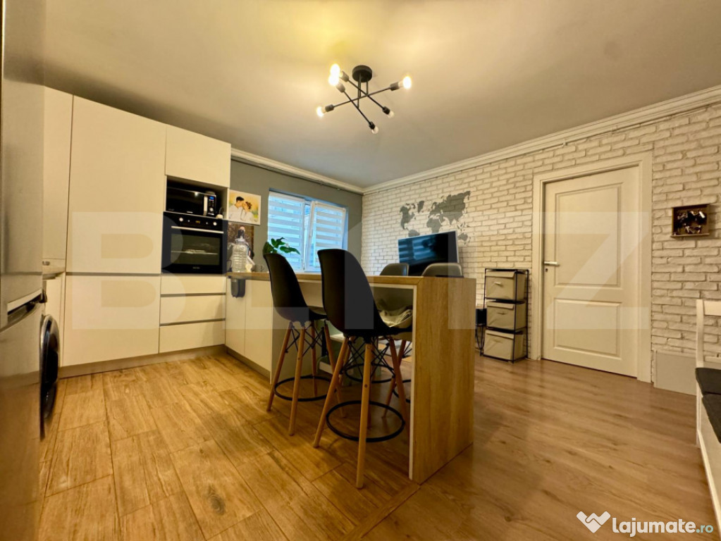 Apartament 3 camere, 64,3 mp + balcon, 2 băi | Mobilat mode